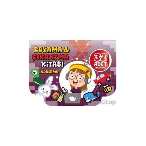 Kodlama Boyama Ve Çıkartma Kitabı - Sunguralp Şolpan - Çikolata Yayınevi
