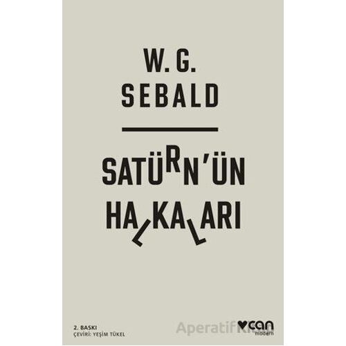 Satürnün Halkaları - W. G. Sebald - Can Yayınları