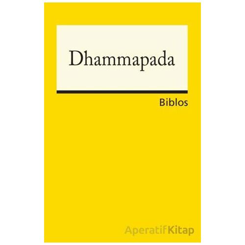 Dhammapada - Buda - Biblos Kitabevi