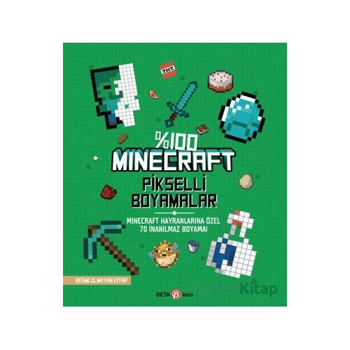 Minecraft Pikselli Boyama - Kolektif - Beta Kids