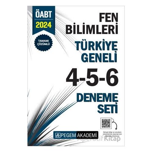 2024 KPSS ÖABT Fen Bilimleri Tamamı Çözümlü Türkiye Geneli 4-5-6 (3lü Deneme Seti)