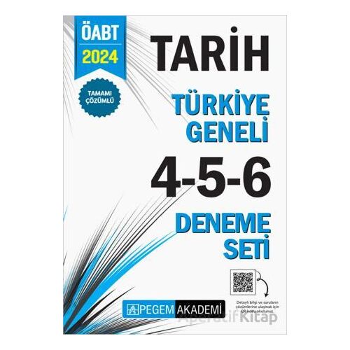 2024 KPSS ÖABT Tarih Tamamı Çözümlü Türkiye Geneli 4-5-6 (3lü Deneme Seti)