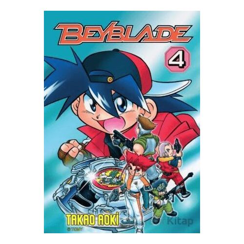 Beyblade Cilt 4 - Takao Aoki - Komikşeyler Yayıncılık