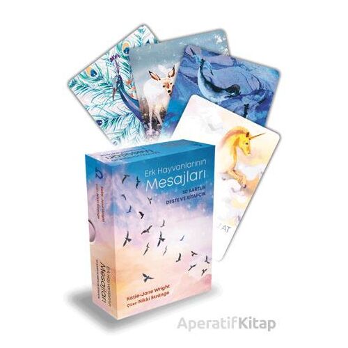 Erk Hayvanlarının Mesajları 50 Kartlık Deste ve Kitapçık - Katie-Jane Wright - Say Yayınları