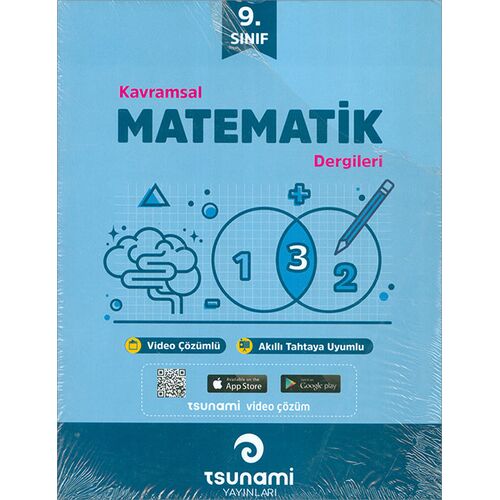 2024 Müfredat Öncesi 9. Sınıf Matematik Kavramsal Dergileri 4 Fasikül Tsunami Yayınları