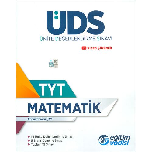 TYT Matematik ÜDS Ünite Değerlendirme Sınavı Eğitim Vadisi Yayınları