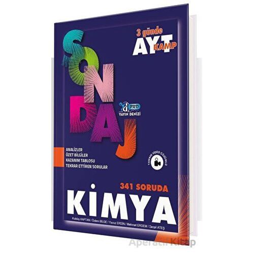 AYT Kimya Sondaj Kamp Soru Bankası Yayın Denizi Pro Yayınları