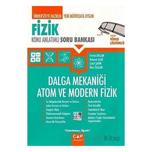 Fizik Dalga Mekaniği Atom ve Modern Fizik Konu Anlatımlı Soru Bankası Çap Yayınları