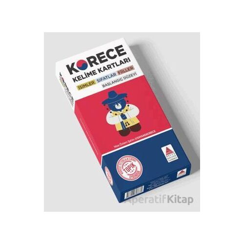 Korece Kelime Kartları (İsimler, Sıfatlar, Fiiller) - Nisa Özlem Şahin - Delta Kültür Yayınevi