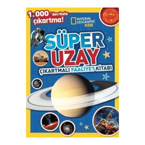 National Geographic Kids Süper Uzay Çıkartmalı Faaliyet Kitabı - Kolektif - Beta Kids