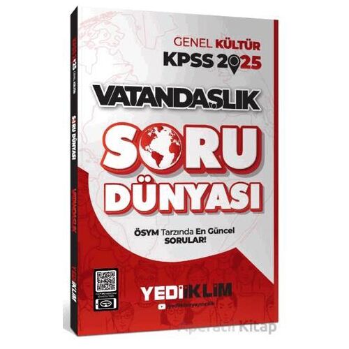 Yediiklim Yayınları 2025 Genel Kültür Vatandaşlık Soru Dünyası