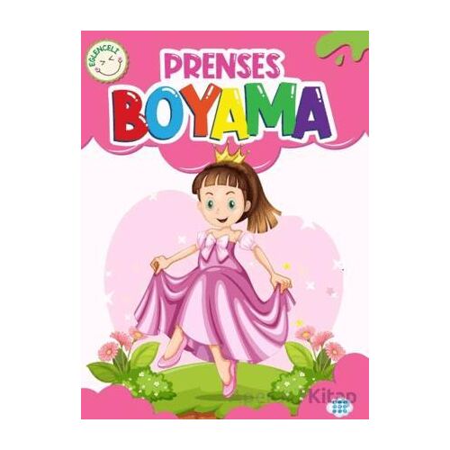 Eğlenceli Prenses Boyama - Kolektif - Dokuz Çocuk