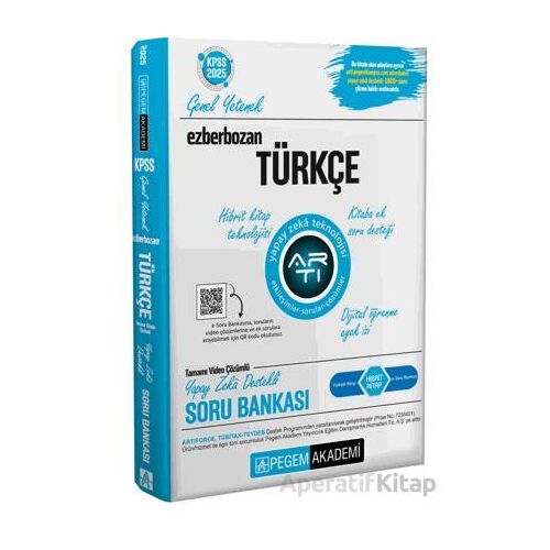 2025 Ezberbozan KPSS Genel Yetenek Genel Kültür Türkçe Soru Bankası