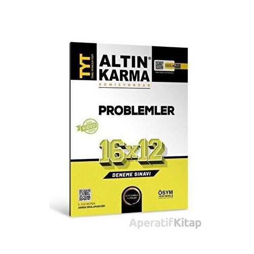Altınkarma TYT Problemler 16x12 Deneme Sınavı 2023