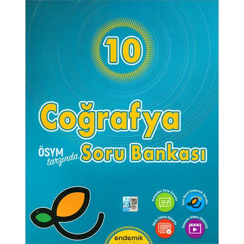 10.Sınıf Coğrafya Soru Bankası Endemik Yayınları