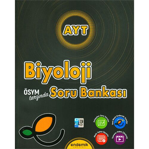 AYT Biyoloji Soru Bankası Endemik Yayınları