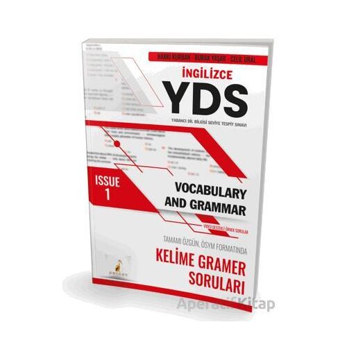 YDS İngilizce Vocabulary and Grammar Issue 1 - Burak Yaşar - Pelikan Tıp Teknik Yayıncılık
