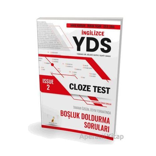 YDS İngilizce Cloze Test Issue 2 - Burak Yaşar - Pelikan Tıp Teknik Yayıncılık