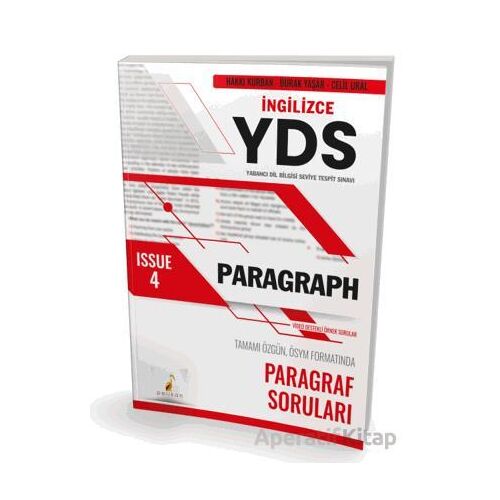 YDS İngilizce Paragraph Issue 4 - Burak Yaşar - Pelikan Tıp Teknik Yayıncılık