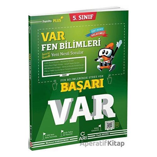 2024 Müfredat Öncesi 5. Sınıf Fen Bilimleri Var Soru Bankası Arı Yayıncılık