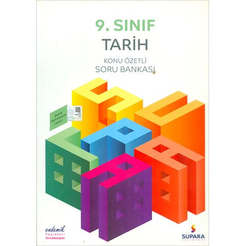 2024 Müfredat Öncesi 9. Sınıf Tarih Konu Özetli Soru Bankası Supara Yayınları
