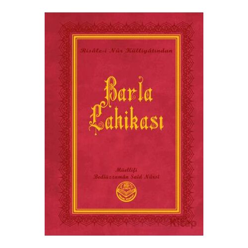 Barla Lahikası (Büyük Boy) - Bediüzzaman Said Nursi - Tenvir Neşriyat
