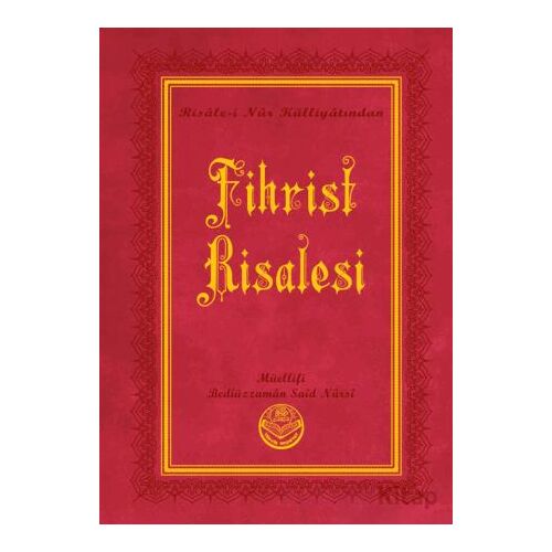 Fihrist Risalesi (Küçük Boy) - Bediüzzaman Said Nursi - Tenvir Neşriyat