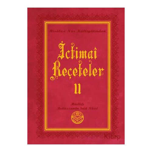 İctimai Reçeteler II (Küçük Boy) - Bediüzzaman Said Nursi - Tenvir Neşriyat