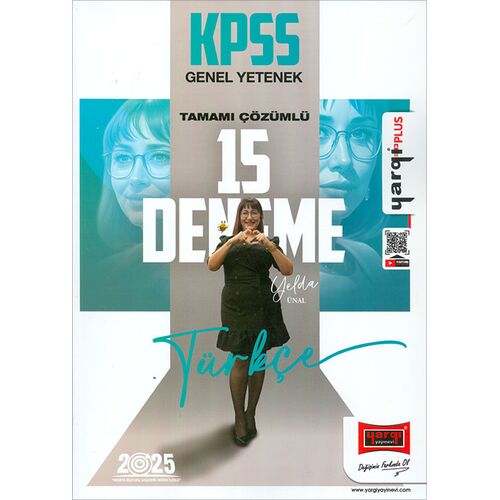 2025 KPSS Türkçe Çözümlü 15 Deneme Yargı Yayınevi