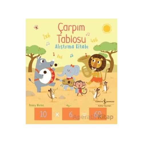 Çarpım Tablosu Alıştırma Kitabı - Penny Worms - İş Bankası Kültür Yayınları