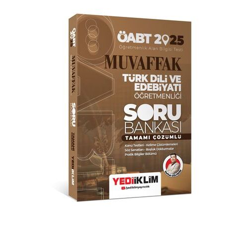Yediiklim 2025 ÖABT Muvaffak Türk Dili Ve Edebiyatı Öğretmenliği Tamamı Çözümlü Soru Bankası