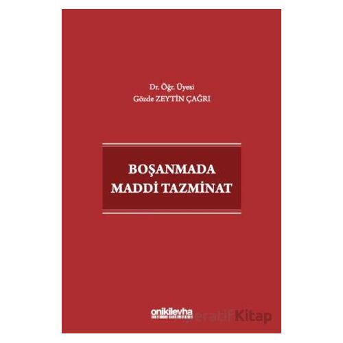 Boşanmada Maddi Tazminat - Gözde Zeytin Çağrı - On İki Levha Yayınları