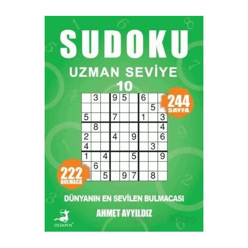 Sudoku Uzmanı Seviye 10 - Ahmet Ayyıldız - Olimpos Yayınları