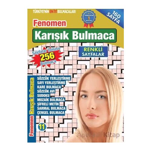 Fenomen Karışık Bulmaca 11 - Bertan Kodamanoğlu - Maxi Yayıncılık