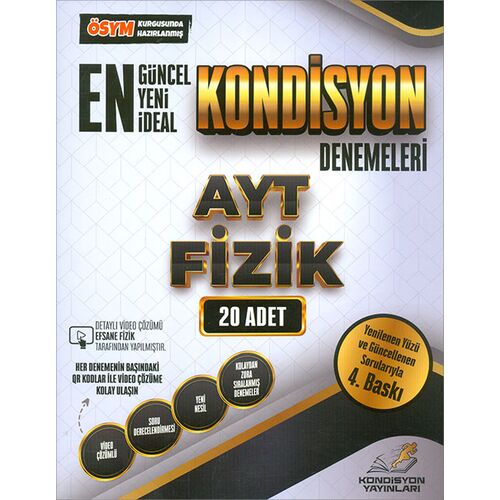 AYT Fizik 20 li Deneme Kondisyon Yayınları