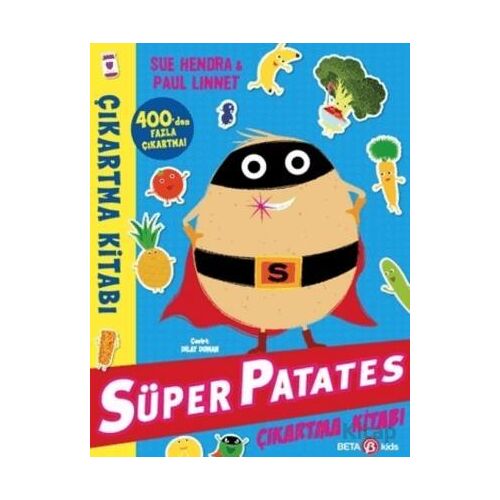 Süper Patates Çıkartma Kitabı - Paul Linnet - Beta Kids