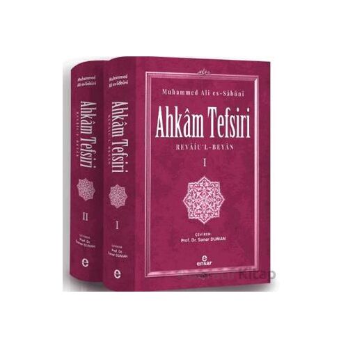 Ahkam Tefsiri (2 Cilt) - Muhammed Ali Es Sabuni - Ensar Neşriyat