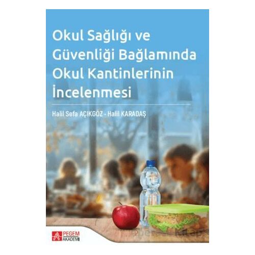 Okul Sağlığı ve Güvenliği Bağlamında Okul Kantinlerinin İncelenmesi