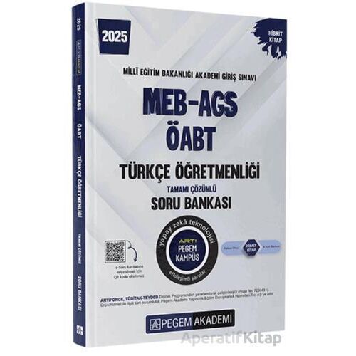 2025 MEB-AGS-ÖABT Türkçe Öğretmenliği Tamamı Çözümlü Soru Bankası