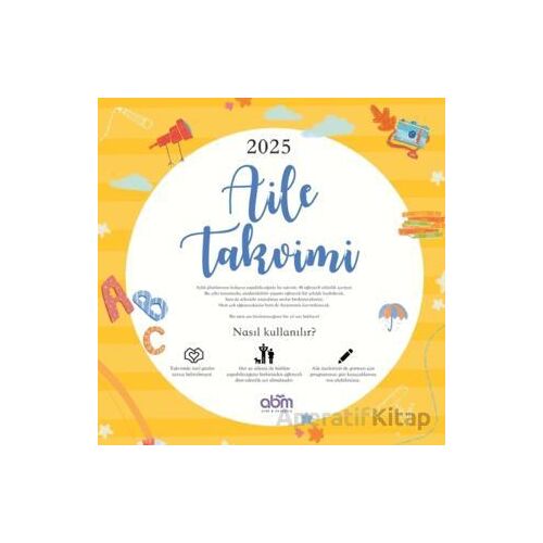 Aile Takvimi 2025 - Kolektif - Abm Yayınevi