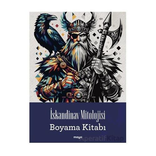 İskandinav Mitolojisi Boyama Kitabı - Tahir Malkoç - Maya Kitap