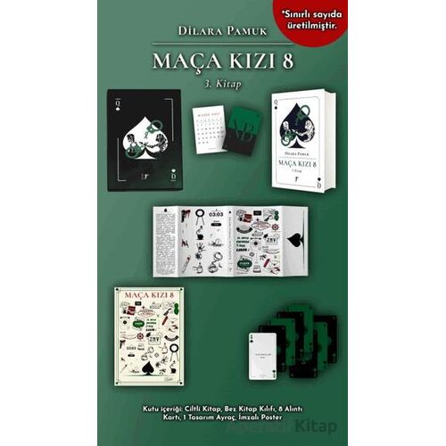 Maça Kızı 8 - 3. Kitap (Kutulu Set) - Dilara Pamuk - Artemis Yayınları