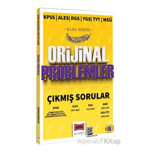 Yargı Yayınları 2025 KPSS ALES DGS YGS TYT MSÜ Klas Serisi Orijinal Problemler Çıkmış Sorular