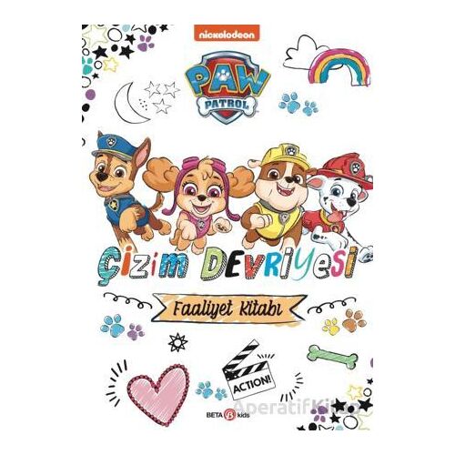 PAW Patrol - Çizim Devriyesi Boyama Kitabı - Kolektif - Beta Kids