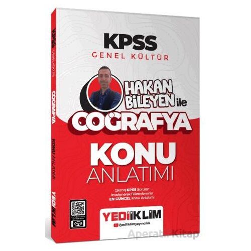 Yediiklim 2025 KPSS Hakan Bileyen ile Coğrafya Konu Anlatımı