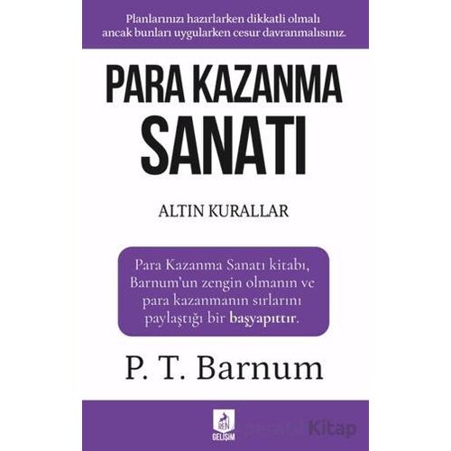 Para Kazanma Sanatı - P.T. Barnum - Ren Kitap