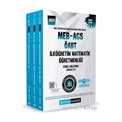2025 KPSS ÖABT İlköğretim Matematik Öğretmenliği Konu Anlatımlı (3 Kitap)