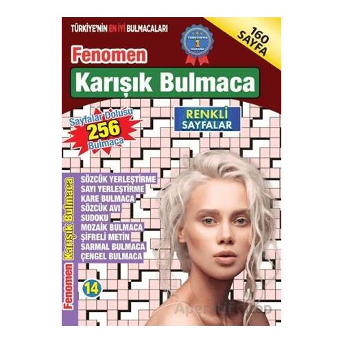 Fenomen Karışık Bulmaca 14 - Bertan Kodamanoğlu - Maxi Yayıncılık