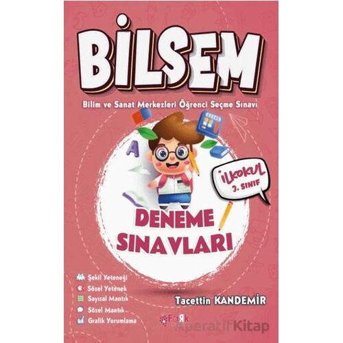 Bilsem 3 Deneme Sınavları - Tacettin Kandemir - Fark Yayınları