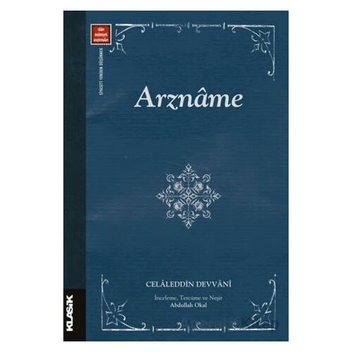 Arzname - Celaleddin Devvani - Klasik Yayınları